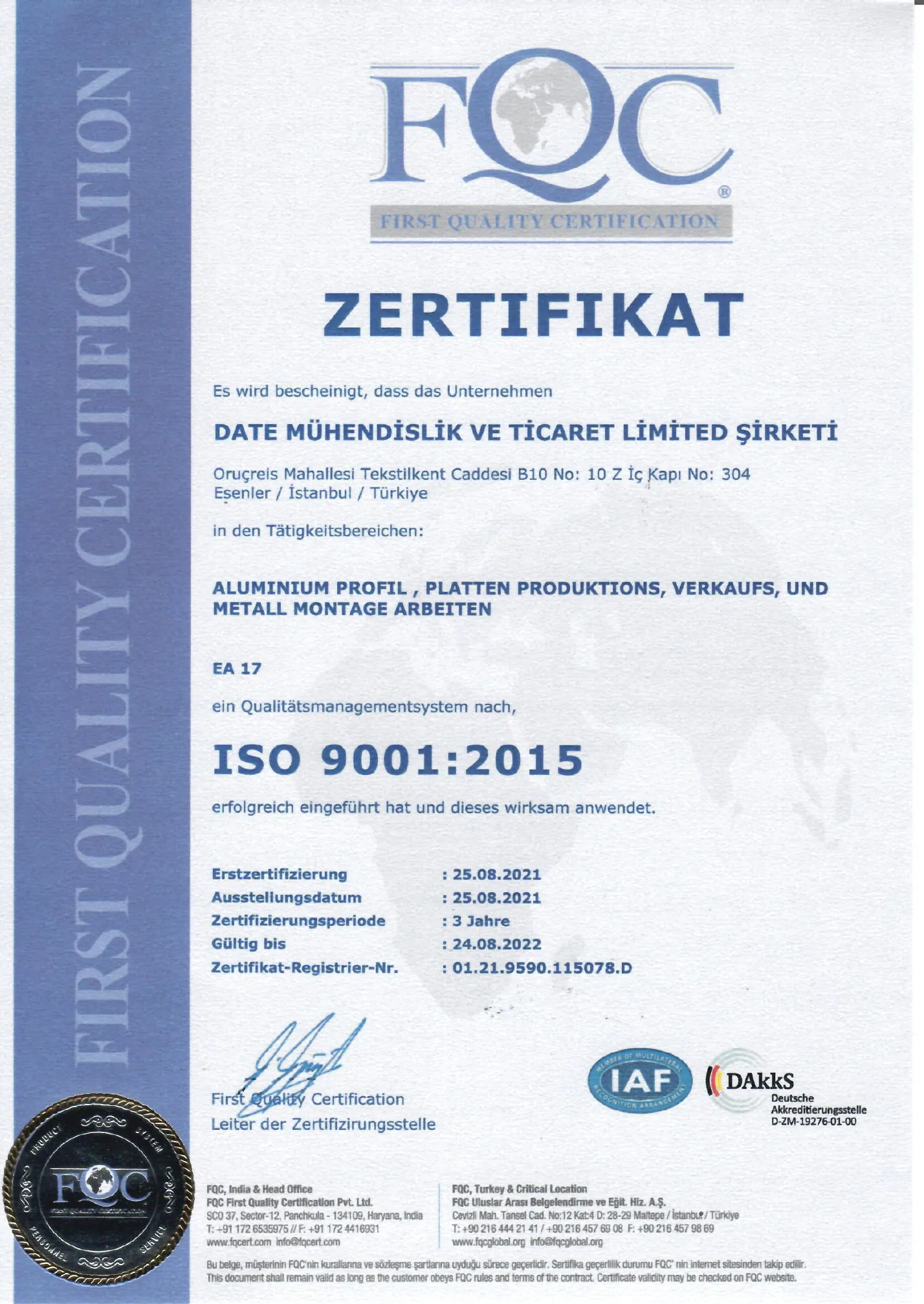 ISO 9001:2015