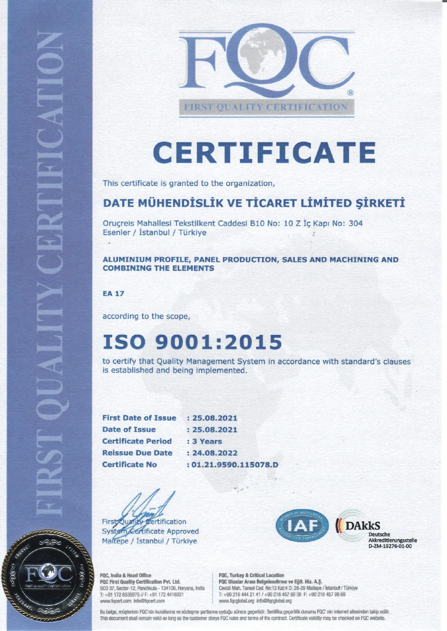 ISO 9001:2015